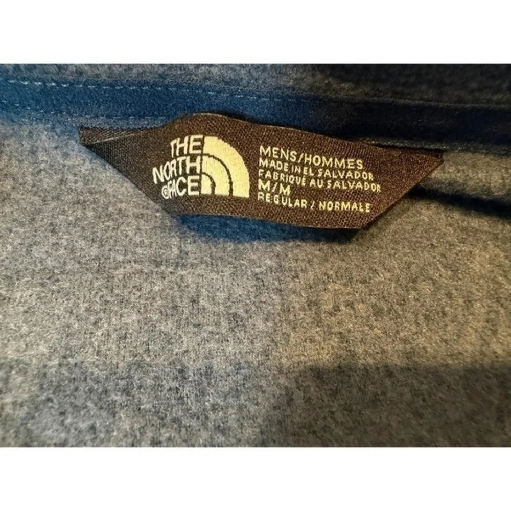 The North Face Mens TKA 100 Glacier 1/4 Zip Fleece Pullover Blue M NF00CP8M1LG‎